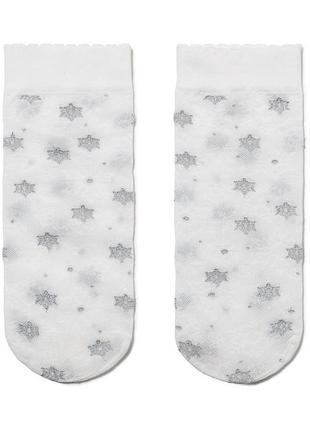 Носки детские conte disney frozen полиамидные 20 den 18 (27-29), bianco