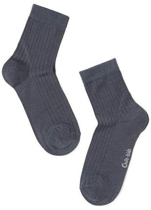 Носки детские conte-kids class 13с-9сп (156) тонкие 22 (33-35), темно-серый