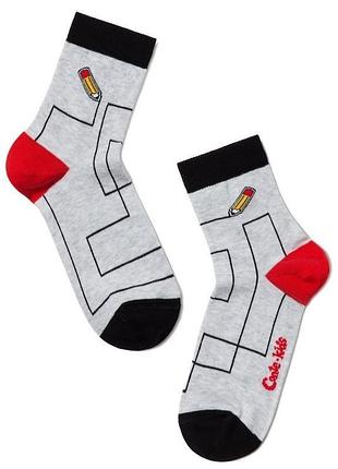 Носки детские conte-kids tip-top (397) 22 (33-35), светло-серый
