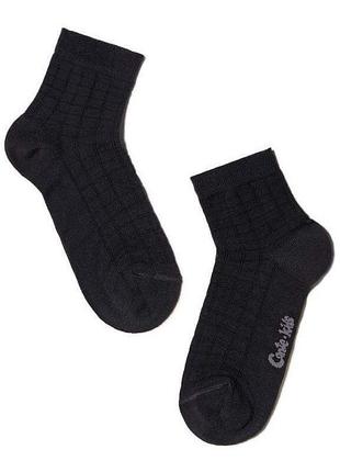 Носки детские conte-kids class (155) тонкие 20 (30-32), графит