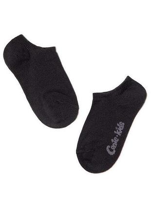 Носки детские conte-kids active 17с-63сп (000) ультракороткие 12 (18-20), черный