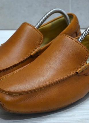 Clarks, оригинал кожаные мокасины