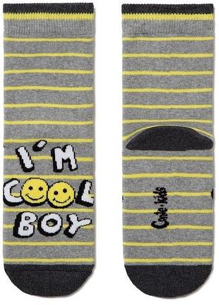 Носки детские conte-kids sof-tiki 7с-46сп (417) махровые 18 (27-29), серый