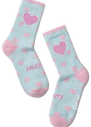 Носки детские conte-kids sof-tiki 7с-46сп (416) махровые 16 (24-26), бледно-бирюзовый