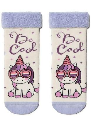 Носки детские conte-kids sof-tiki 6с-19сп (435) махровые с отворотом 18 (27-29), капучино
