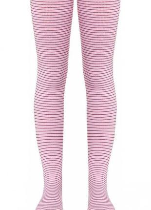 Колготки детские conte marcia праздничные 116-122, bordo-light pink