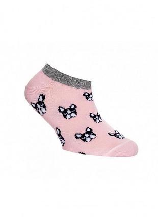 Носки детские conte-kids active 17с-87сп (331) ультракороткие 16 (24-26), светло-розовый