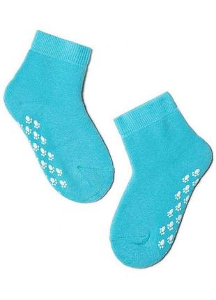 Носки детские conte-kids sof-tiki (000) махровые антискользящие 12 (18-20), бирюза