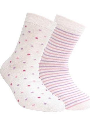 Носки детские esli (711) 2 пары 14с-14спе 20 (30-32), белый