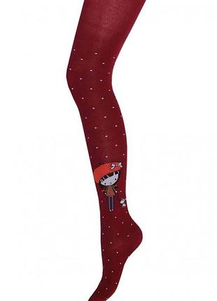 Колготки дитячі брестські kids 3280 (134) 128-134, темне бордо
