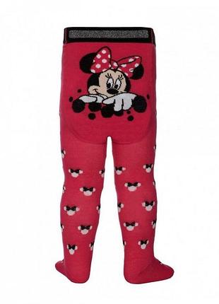 Колготки детские conte-kids disney (455) 62-74, малиновый