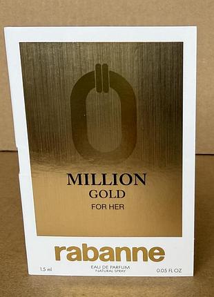 Paco rabanne million gold for her edp, 1,5ml