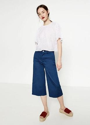 Топ/блузка женская прошва zara