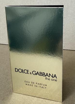 Dolce & gabbana the one edp, 1,5ml