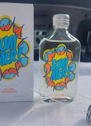 Туалетна вода унісекс calvin klein ck one summer 2019 100 ml лімітка