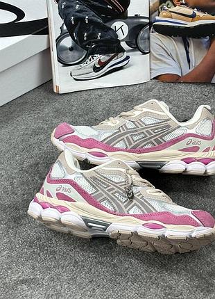 Asics gel nyc cream mineral beige pink