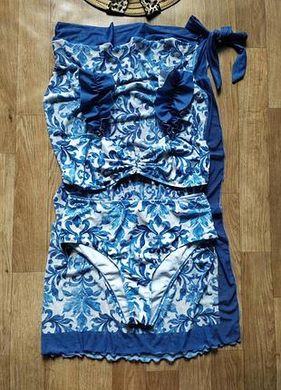 Шикарный купальник тройка shein