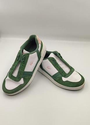👟 lacoste — стильні жіночі кеди 40 розмір  017