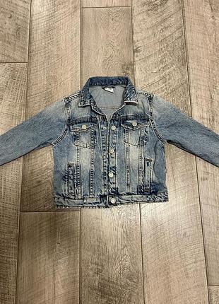 Джинсова куртка zara 116