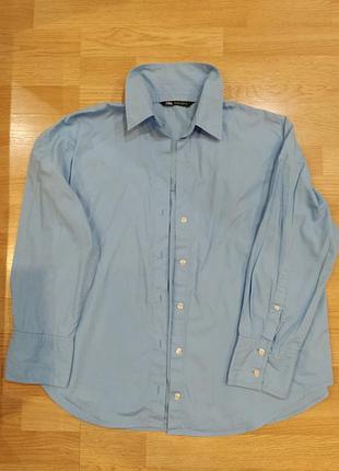 Стильна сорочка-блуза,жіноча 💯 котон, оригінал, 
zara, size m