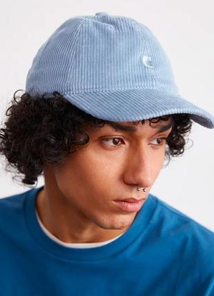 Унісекс бейсболка вельветова кепка carhartt wip harlem cap