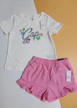 Шорты + футболка gap на девочку