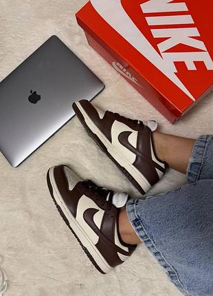 👕 nike sb dunk low cacao wow