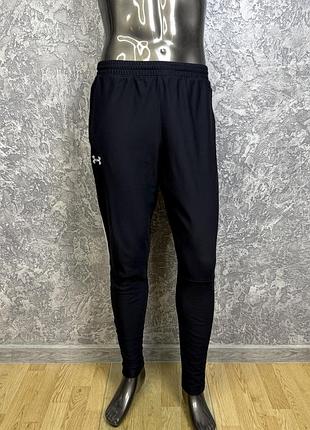 Under armour штаны l размер спортивные зауженные черные
