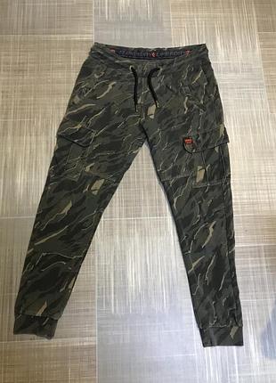 Superdry 💙чоловічий одя/гштани джогери камуфляжний хакі💛48м