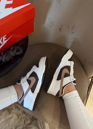 👕 nike dunk low next nature white&amp;brown