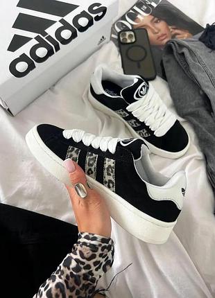 Жіночі кросівки adidas campus 80s black leopard
