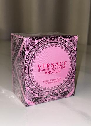 Неймовірні парфуми versace  bright crystal absolu духи ✨версаче✨шлейфові 90 мл парфюм