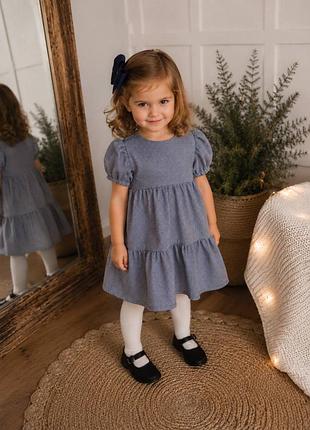 Стильное платье zara на 2-3 года