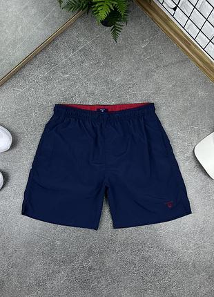 Чоловічі темні сині пляжні купальні шорти gant оригінал розмір м