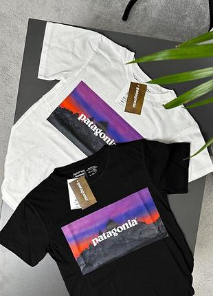 Футболка patagonia neon sunset ⭐️