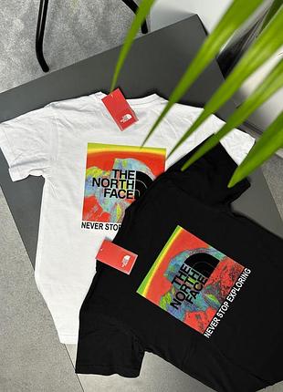 Футболка the north face multicolor