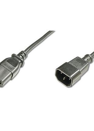 Кабель питания digitus ak-440201-018-s c14 - c13 m/f 180см черный