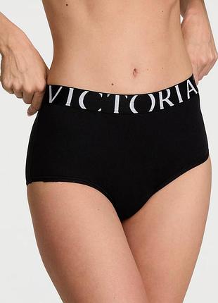 Женские трусики-бриф victoria’s secret exploded logo cotton modern brief panty.