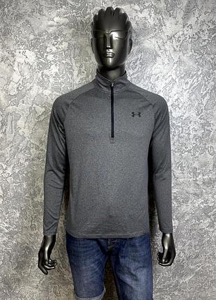Under armour кофта лонгслив м размер спортивная серая