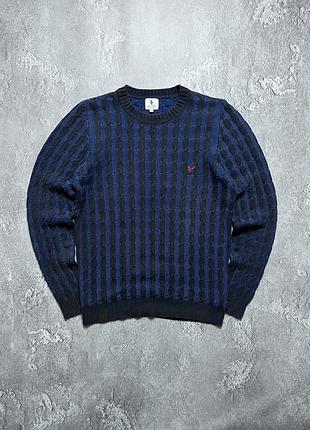 Vintage винтажный свитер lyle & scott лайл скотт cable knit кабл книт casual кэжуал size s размер с