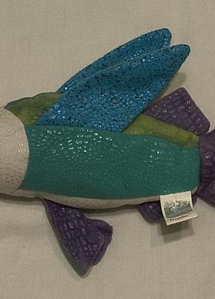 Vintage ty beanie baby 2001 - propeller - мягкая плюшевая цветная рыба - 22 см