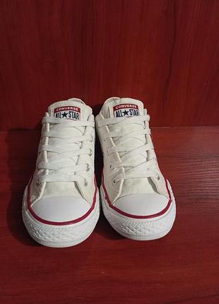 Белые кеды converse chuck taylor all star оригинал | низкие конверсы 34р. (21 см) - 550 грн