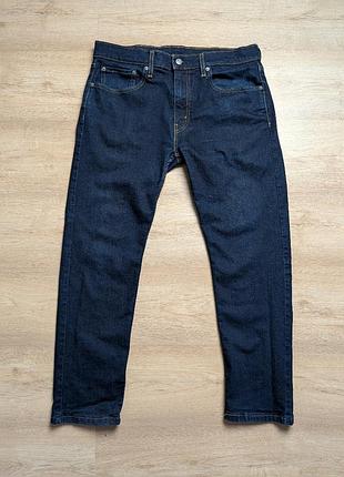 Джинси levi's 502 taper w34 l30 темно-сині оригінал