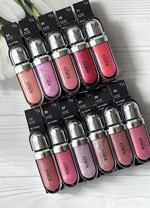 Блиски для губ кіко мілано! блиск kiko milano, 3d hydra lipgloss kiko