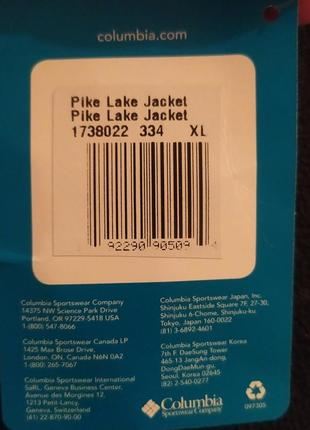 Куртка columbia pike lake jacket. оригінал!!!7 фото