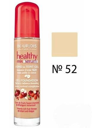 Тональный крем bourjois 52 vanille