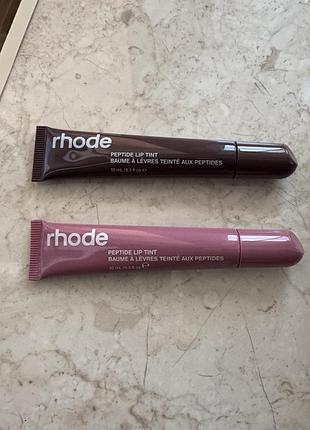 Пептидный тинт rhode peptide lip tint в оттенке salty tan и espresso