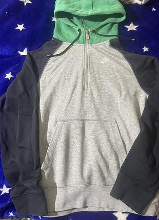 Оригінальний худі-анорак nike air color-block / кофта найк на блискавці
