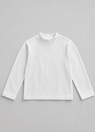 Коттоновый гольф piazza italia для детей белый 5-6 лет (118 см) код: pit1501 210 white