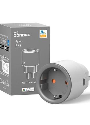 Умная розетка sonoff s60 с wi-fi 16a энергомониторингом wi-fi 16a